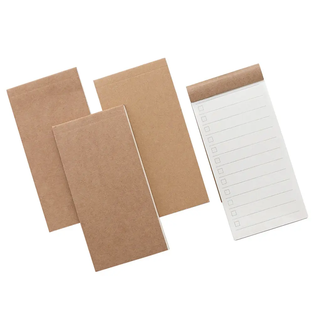 8Pcs Simple Paper Notepad Set Compact Memo Pads for Work Schedule Planning to Do List Planner Office Notebook