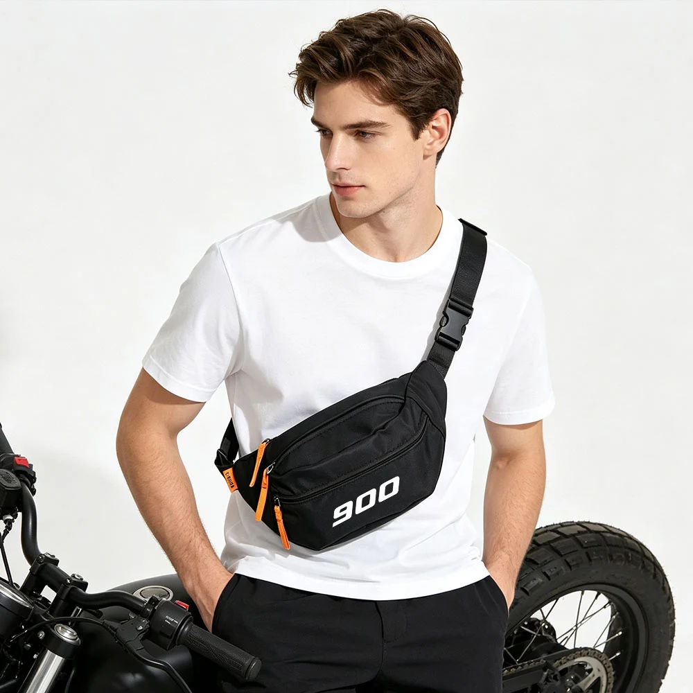 New Arrival Motorcycle Fanny Pack Waist Bag For Triumph Speed Twin Tiger 900 Accessories Commuting Waterproof Storage 2026