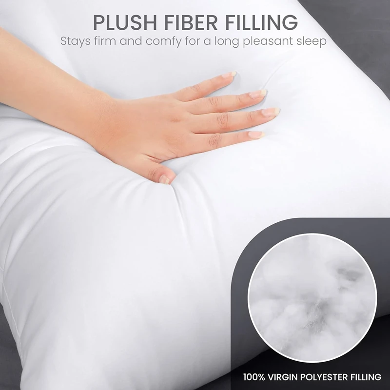 45x45cm 50x50cm 40x120cm 30x50cm White Throw Pillow Insert Cushion Inner Fluffy Plump Stuffer Cushion Core Pad Pillow Insert