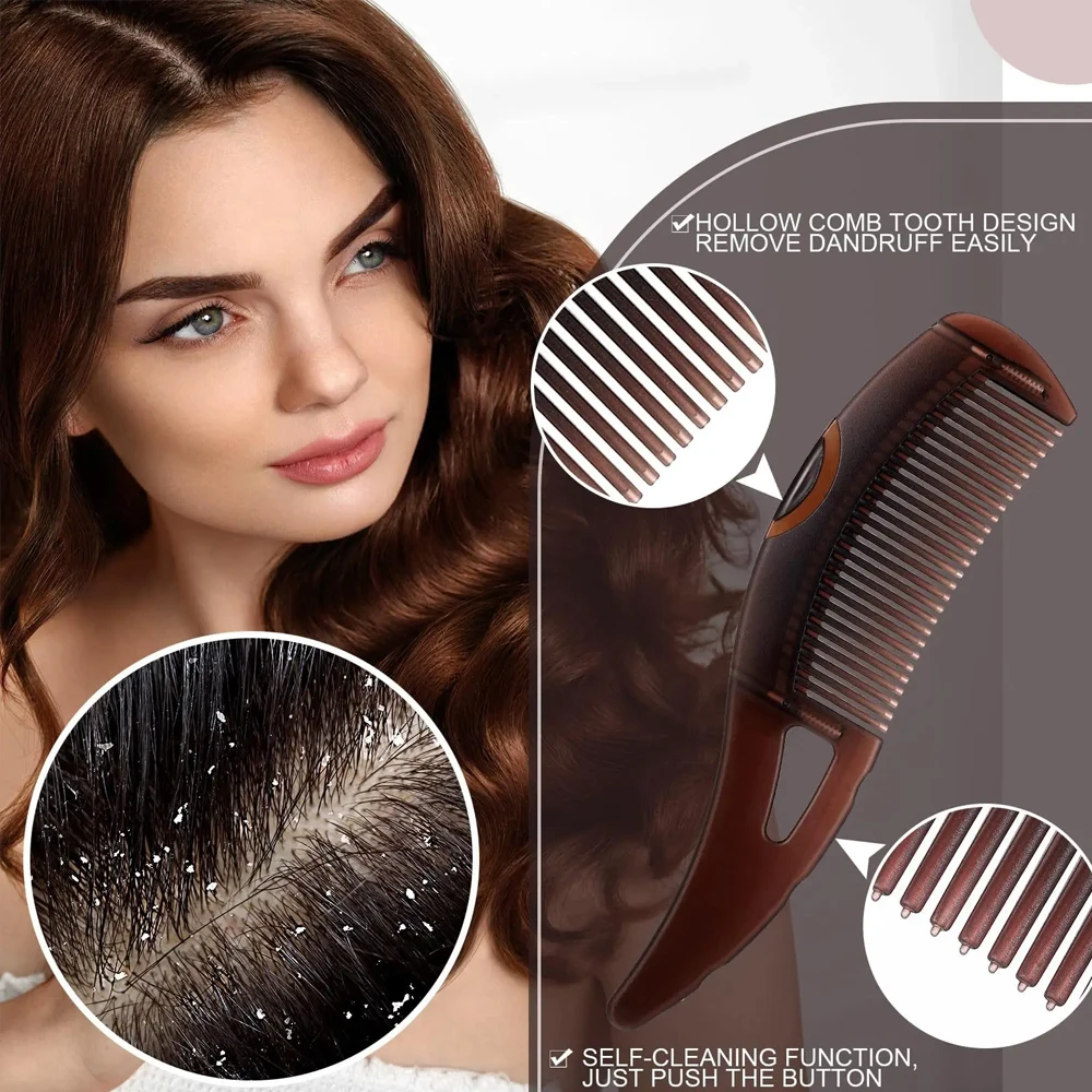 Multicolor Electric Splint With Anti-Dandruff Massage Comb Mini Hair Straightener Versatile Air Bangs Clip Curling Iron Plate