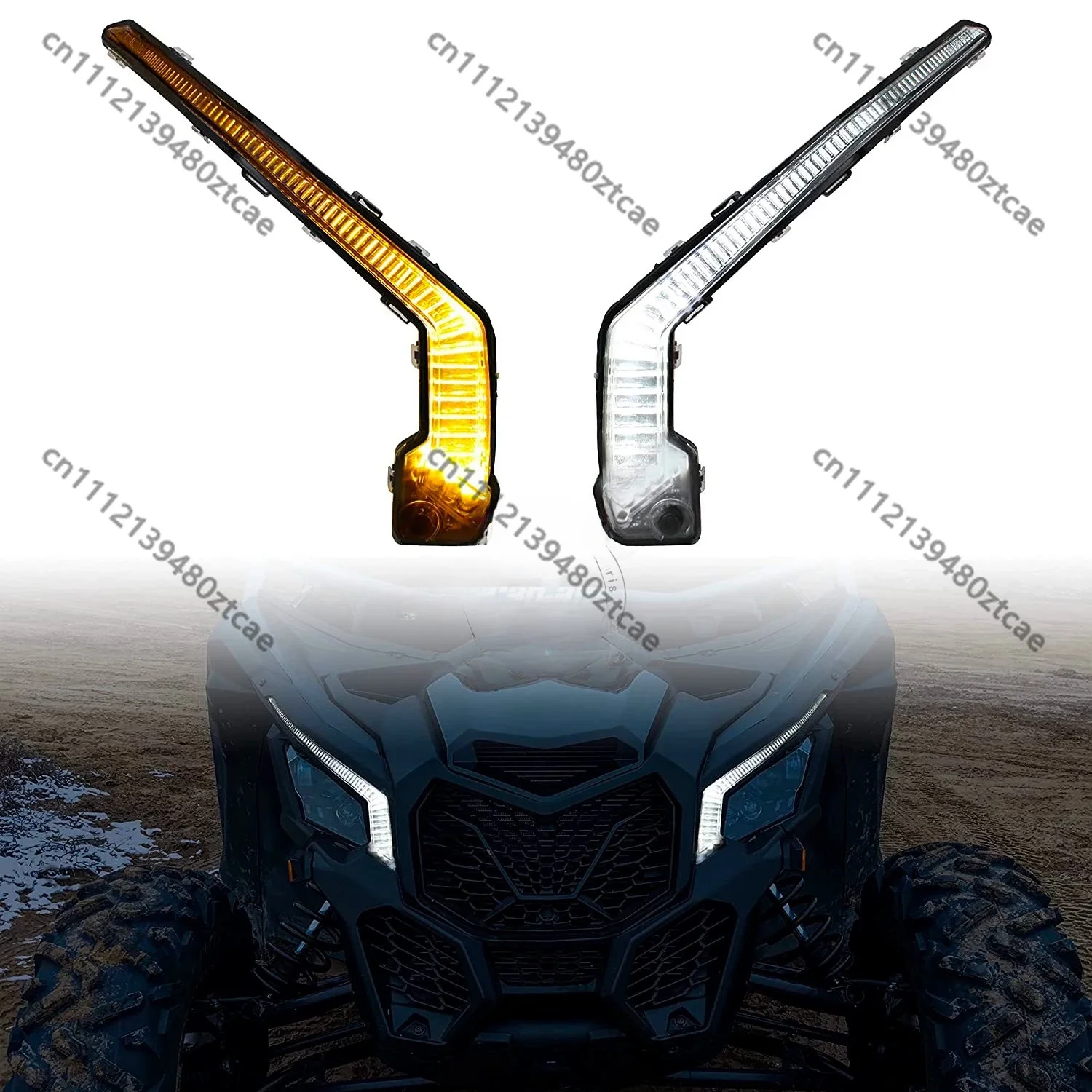 

Daytime Running Light Yellow Turn Signal IP67 Waterproof Lamp Fit 154 172 Off Road Vehicle Modified Lighting Parts