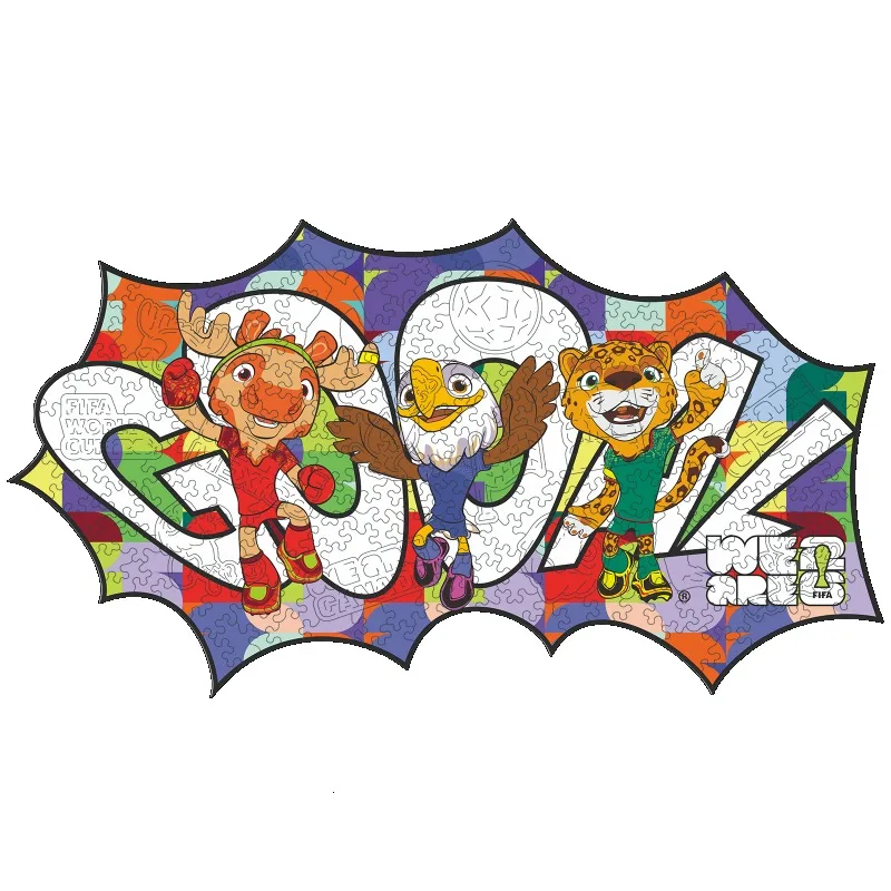 

Новинка! Деревянный пазл-конструктор «Маскот Чемпионата мира по футболу FIFA» — игрушка для сборки своими руками, украшение для дома, хит продаж, подарок для мальчиков-фанатов.