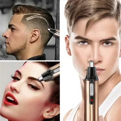 Rechargeable Nose Hair Trimmer Electric Removal Clipper Razor Shaver Trimmer Epilators Corta Pelos Nariz Y Oido Eyebrow Trimmer