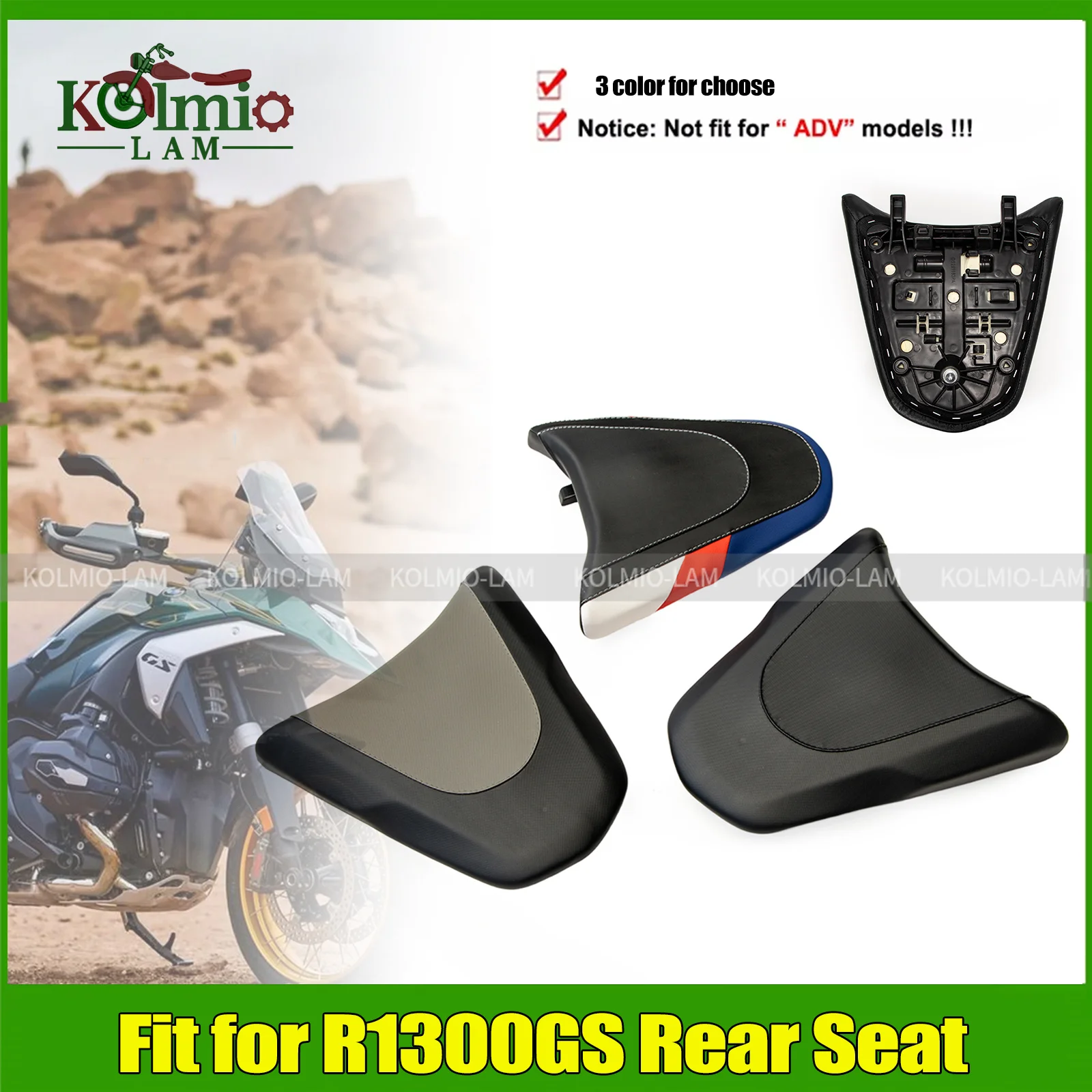 

Подходит для 2024-2026 BMW R1300GS R 1300 GS, подушка заднего сиденья пассажира мотоцикла R1300 GS 2025