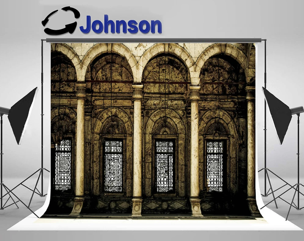 JOHNSON Column Outdoor Porch Mosque Cairo backdrops High quality Computer print wedding photography studio background