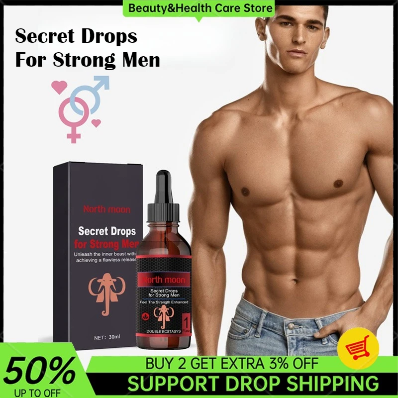 30ml Secret Drops Increase Sexual Sensitivity Stamina Boosting Penis Enlargment Oil Growth Strong Men Massage Health Happy Care