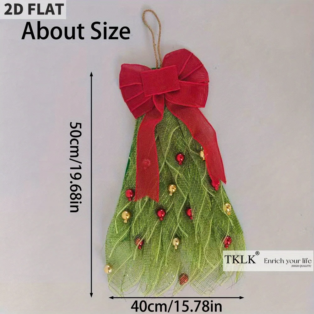 

Red Berries, Pine Cones, Holly Leaves - Elegant Bow Decoration in Red Green, for Fireplace, Mantel - For Halloween and Christmas