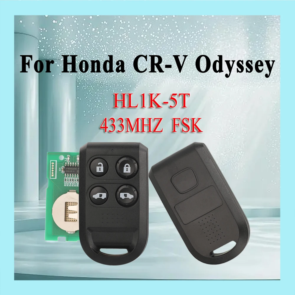 Jingyuqin for Honda Odyssey 2005 freed 2010 crv 2004 4 버튼 HL1K-5T 회로 기판 "FREED THailand 433" 키 원격 제어 키