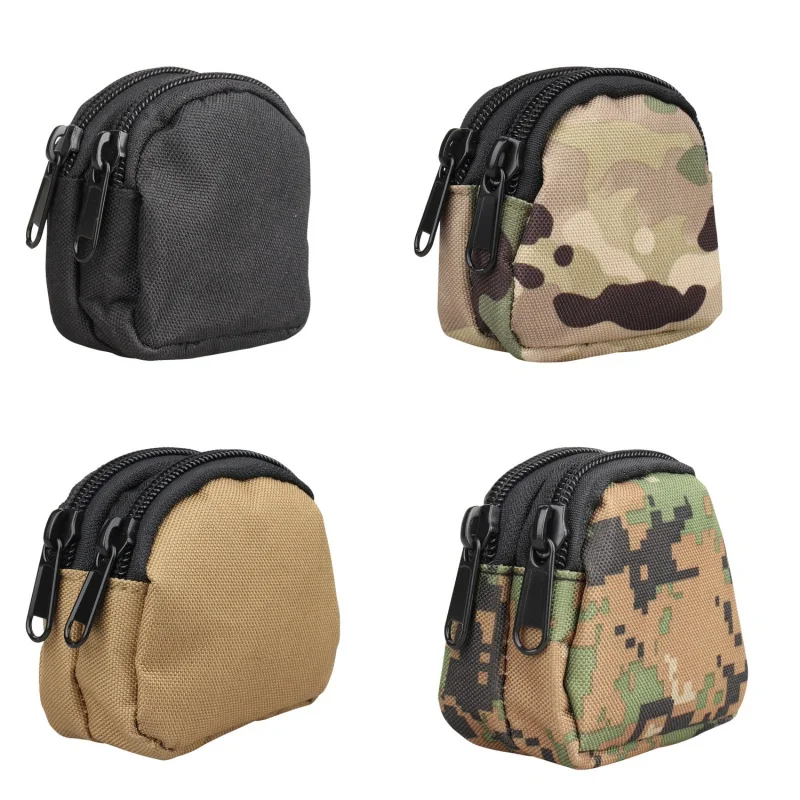 1000D Nylon Waist Bags Outdoor Camping Hiking Traveling Mini Waist Bags for Men Women Coins Cards Keys Money Storage Safety Bags