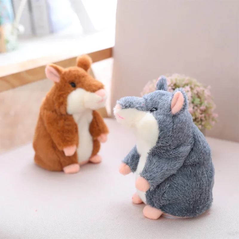 16cm And 18cm Two Colors Hamster Voles Can Imitate Talking, Nodding And Walking Men And Women To Celebrate The Birthday Gift Stu