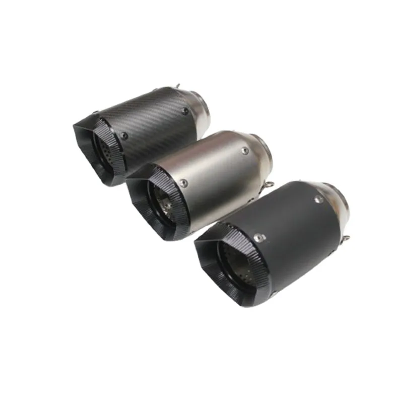 

51mm Universal Motorcycle Exhaust CNC Carbon Fiber Escape Muffler for Z1000 Z900 GSR600 FZ6N R1 R6 R3
