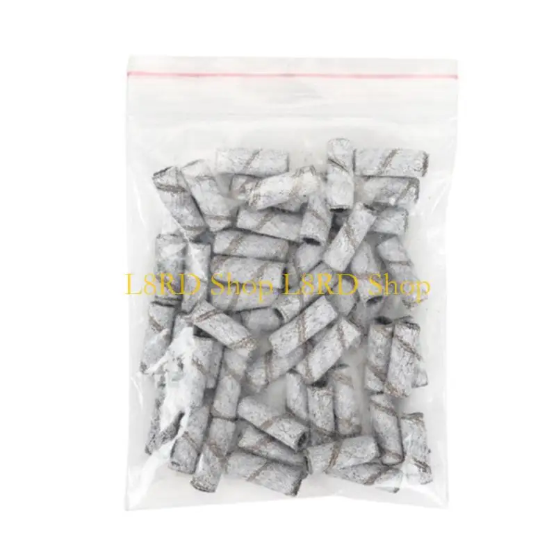 L8RD 80/120/150/180/240Grit Sanding Bands for Nail Drill Fine Grit Sanding