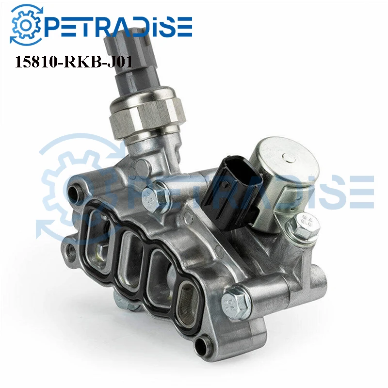 New VTEC Solenoid Spool Valve For Honda Accord Odyssey Pilot 3.5 3.0 V6 2005-2008 Auto Parts OEM 15810-RKB-J01 15810RKBJ01