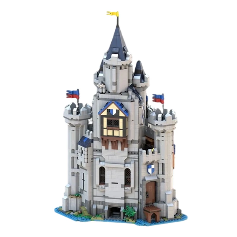 3212 قطعة الملك القرون الوسطى Mearas القلعة قلعة العمارة نموذج اللبنات الطوب الإبداعي الصبي لعبة أطفال الكبار هدية عيد ميلاد