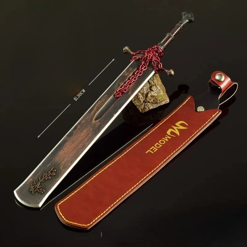 Marais جلاد السيف 30 سنتيمتر لعبة معدنية المسنين حلقة لعبة الطرفية الساموراي الحرفية اكسسوارات حلية جمع هدية لصبي