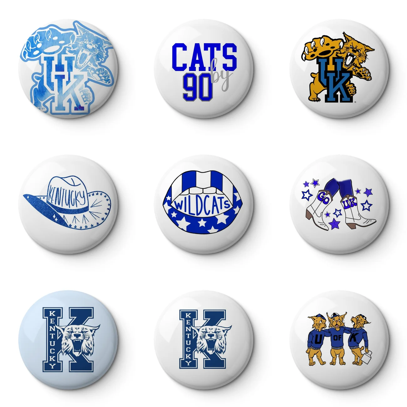 Kentucky Wildcat Soft Button Pin Customizable Metal Decor Women Jewelry Gift Cute Funny Hat Lover Lapel Pin