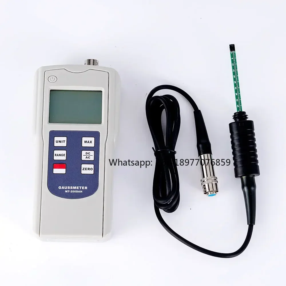 MT-200DAH DC AC Magnetic Field Digital Gauss Meter Gauge Magnetic Induction Intensity Tester Handheld High Precision
