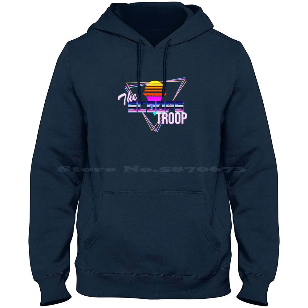 The Scoops Troop - 100% Pure Cotton Hoodie Tshirt 3 The Scoops Troop Scoops Ahoy Scoop Troop Robin Erica Dustin Steve Alexei