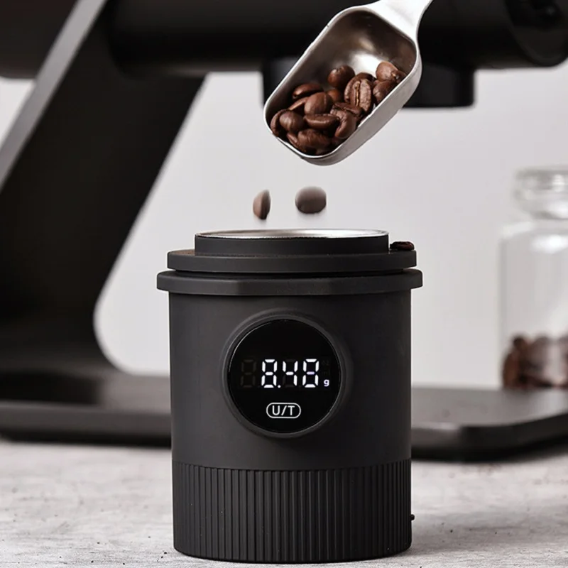 Digital Coffee Scale 500g/0.1g - LCD, Dosing Cup, USB-C Rechargeable, for Espresso/Pour-Over/French Press, Barist Weighing Scale view 2