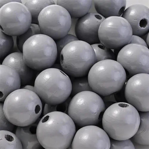 50Pcs 16mm Colorful Wooden Beads Round Straight Hole Loose Spacer Beads For Diy Bracelets Necklaces Jewelry Accessories - Image 21