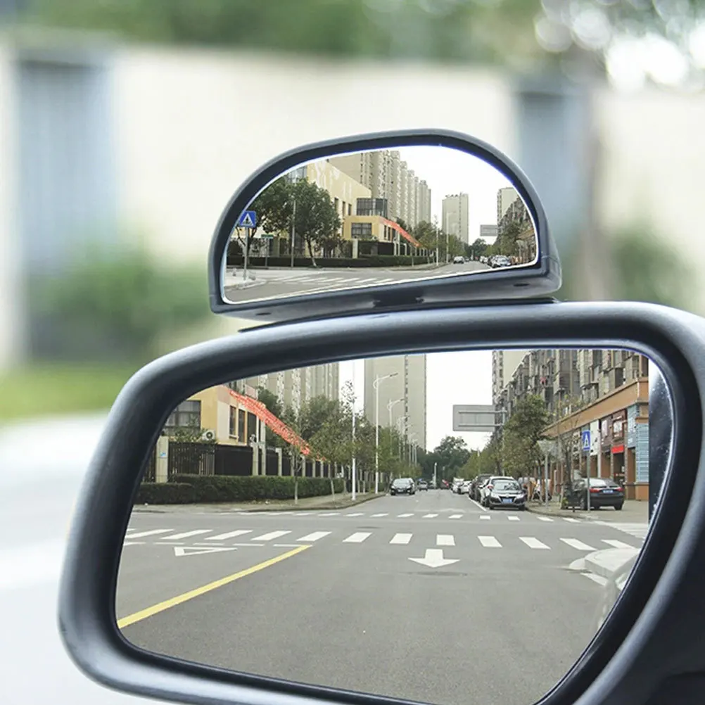 

2Pcs Blind Spot Mirror for Car Stick-on Convex Rear View Adjustable Wide Angle Side Mirror Automotive Accessories