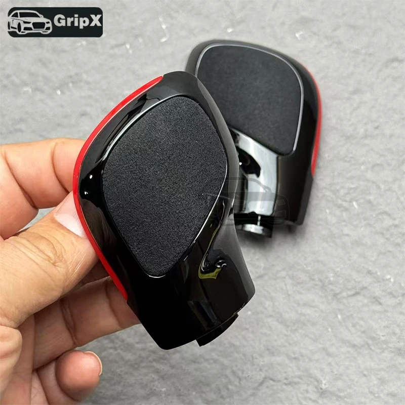 

Подходит для Volkswagen Golf 6 7 R GTI Passat B7 B8 CC R20 Jetta MK6 GLI, кожаная боковая крышка рычага переключения передач с логотипом DSG