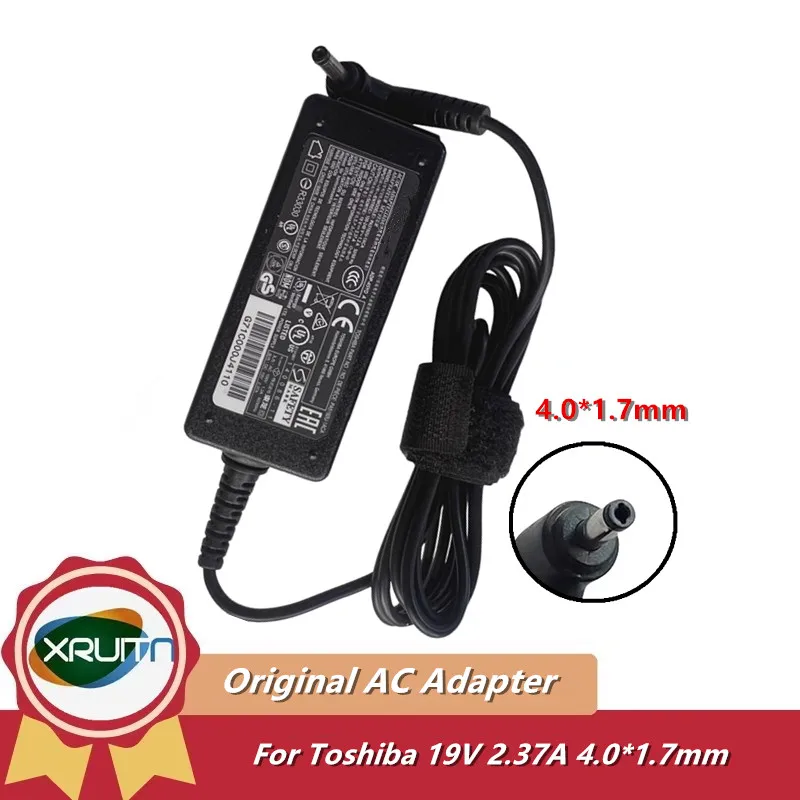 Genuine ADP-45YD A PA5192U-1ACA 19V 2.37A 45W AC Adapter Charger For Toshiba U920T Z835 U925T Laptop Power Supply 4.0*1.7mm