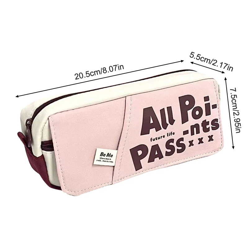 Dopamine Ретро граффити пенал Ins стиль сумка для хранения канцелярских принадлежностей органайзер для карандашей сумка школьные принадлежности дорожная косметичка