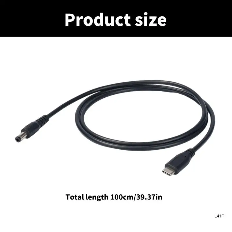 Кабель USB C до 12 В/20 В/9 В постоянного тока 5,5x2,5 мм для маршрутизаторов, принтеров, камеры наблюдения