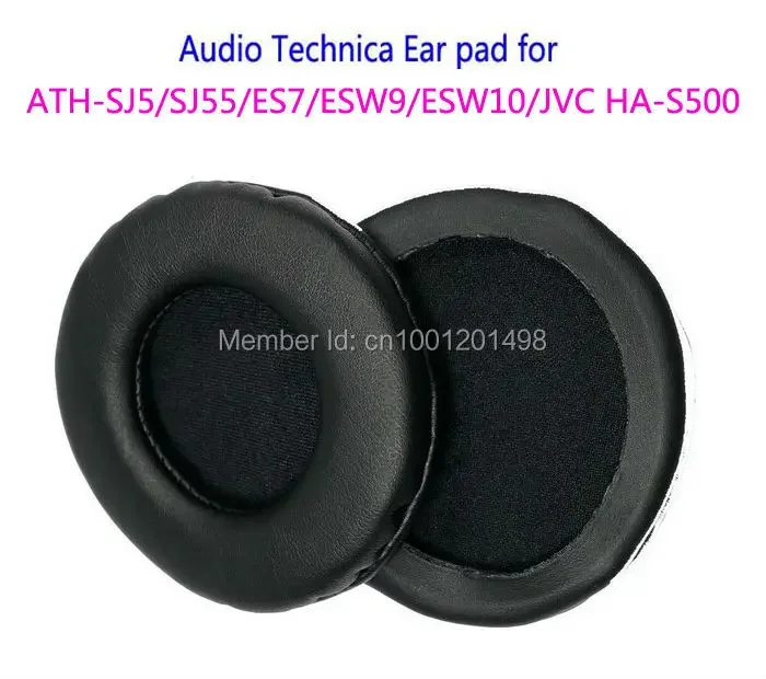 الأذن منصات استبدال غطاء ل الصوت وتكنيكا ATH-SJ5 ATH-SJ55 ATH-ES7 ATH-ESW9 سماعات (earmuffes/الأصلي وسادة)