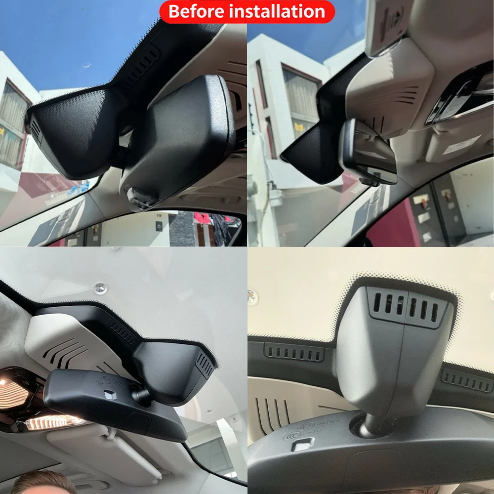 JHJHCAR for Rolls Royce Ghost 2021 2022 2023 2024 2025 Wifi OEM DVR 4K Dash Cam Front Rear Camera Night Vision Video Recorder
