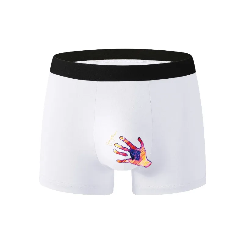 

Summer 2025 new men's underwear comfortable simple close-fitting hand boxer shorts men's must-have quick drying