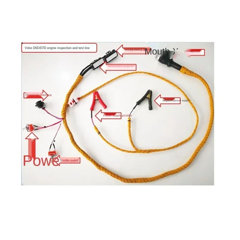 

Excavator Parts for Volvo EC210B/240B D6D/D7D Engine Start Test Harness