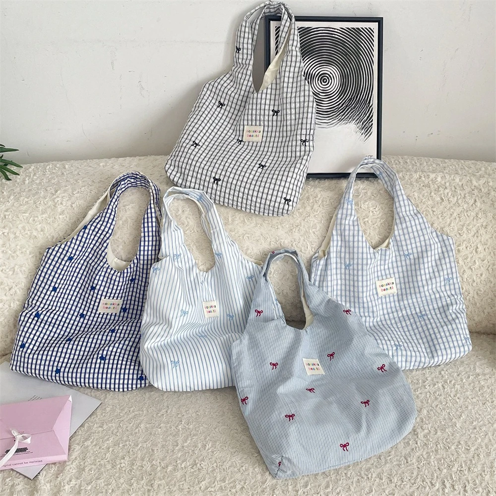 bolsa-de-ombro-feminina-xadrez-azul-grande-capacidade-reutilizavel-sacola-de-compras-pano-de-algodao-escola-meninas-bolsa-de-livro