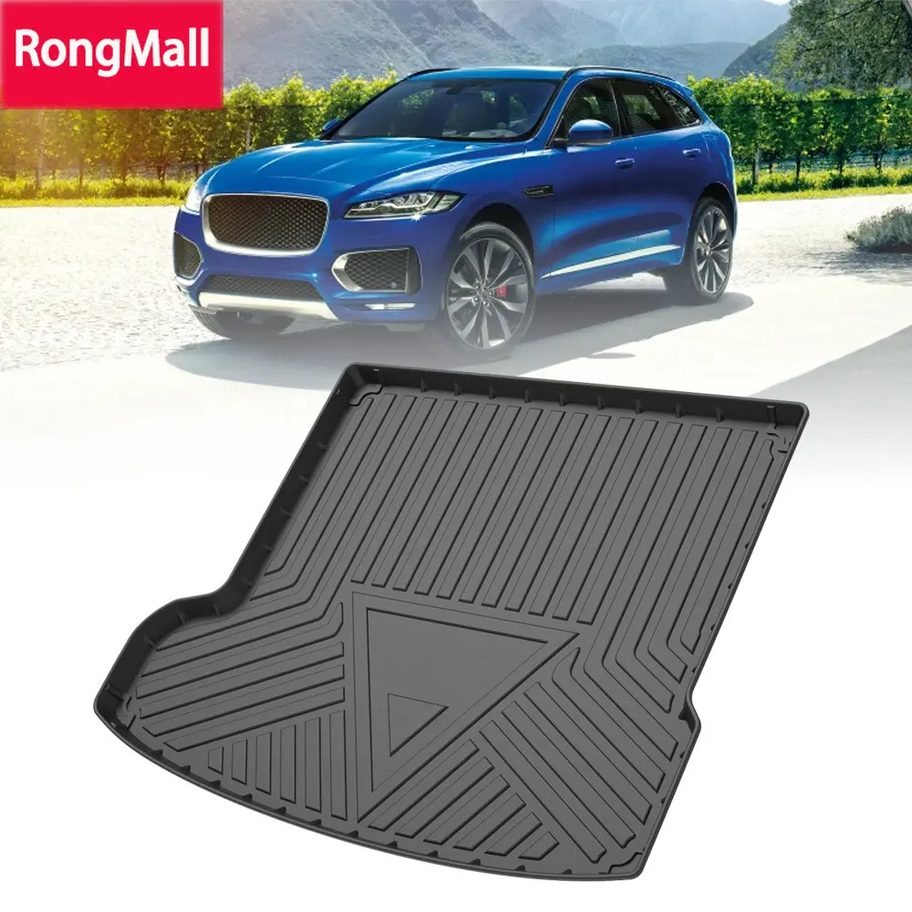 

TPE Car Trunk Mat Storage Box Pad For Jaguar F-Pace 2016 2017 2018 2019 2020 Waterproof Protective Rubber Car Mats