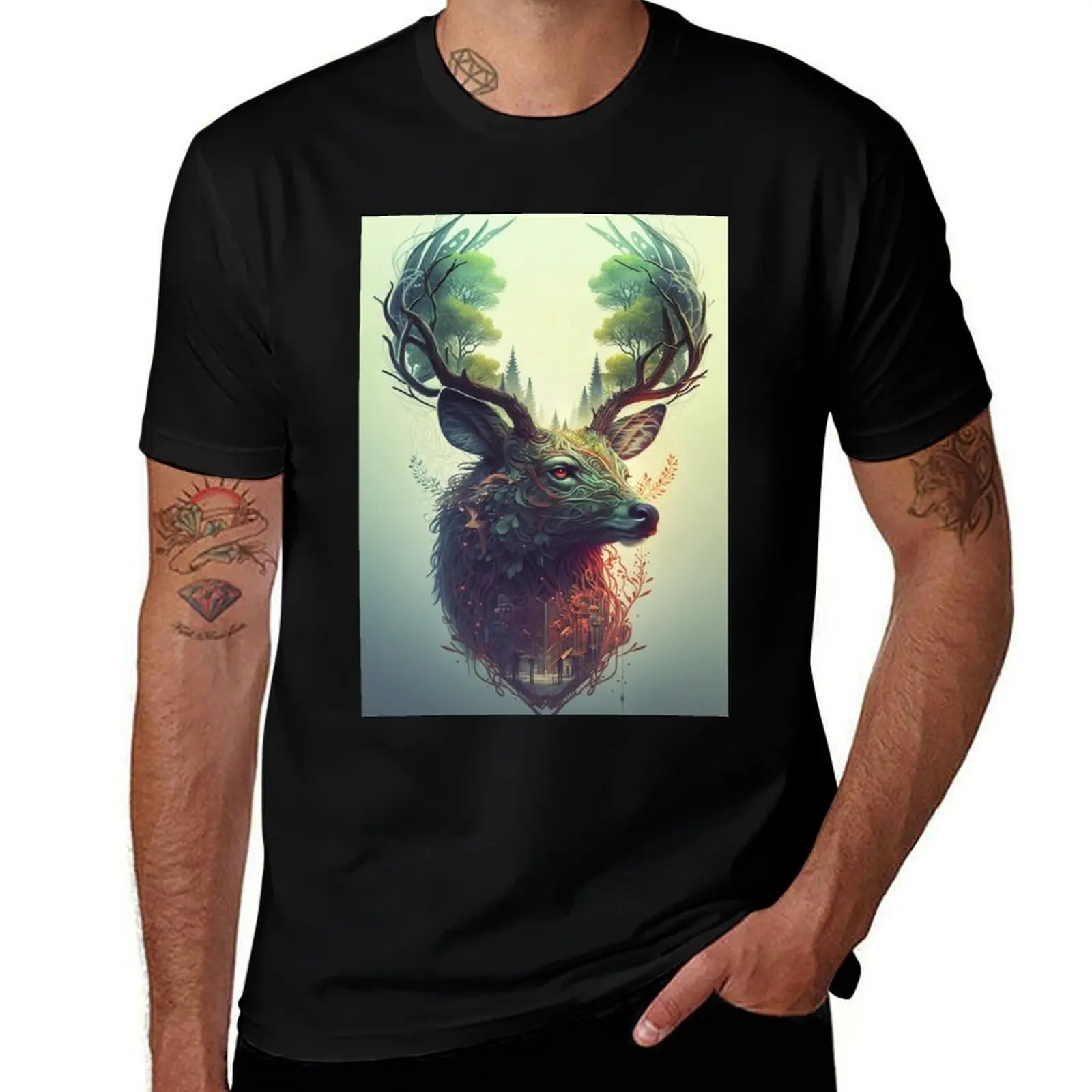 

Spirit of the Woods #2 T-Shirt plain oversized graphic tee summer clothes anime tshirt mens graphic t-shirts pack