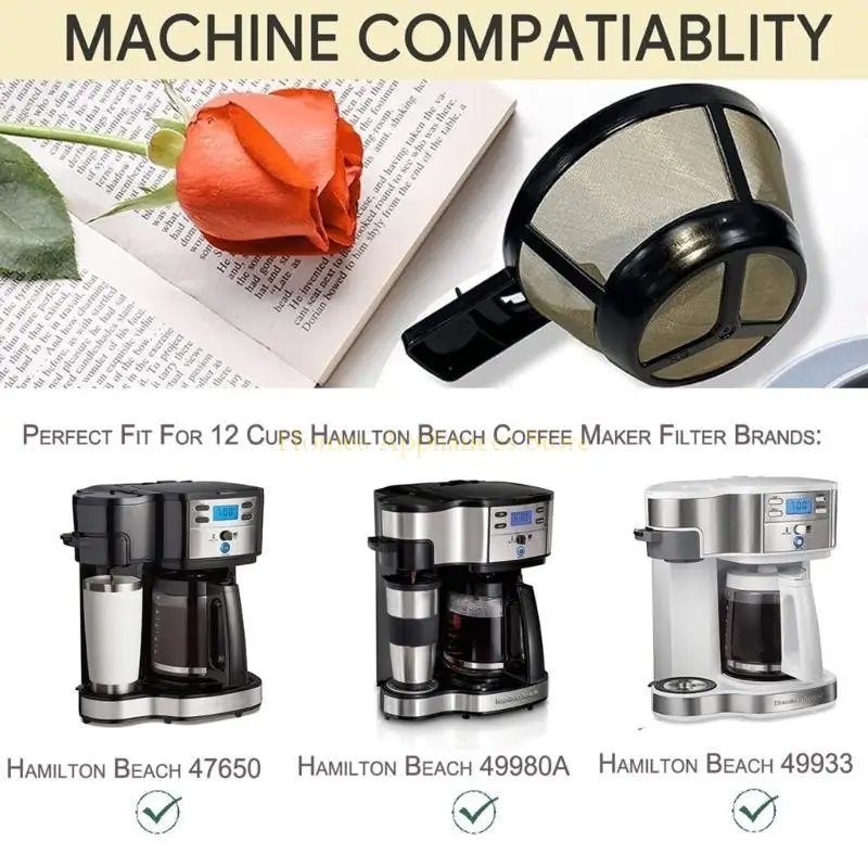 D0AB 2 PCs Kaffeemaschinen Filterkaffee Infuser Kaffeesieger Kaffeefilter Tasse