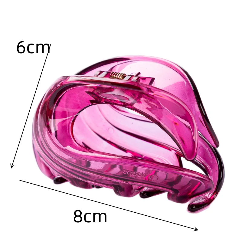 8cmLong Large Size Hair Claws Hair Crab for Girls Thick Hair Accessories Headwear Water Proof Side Slide Hair Clips