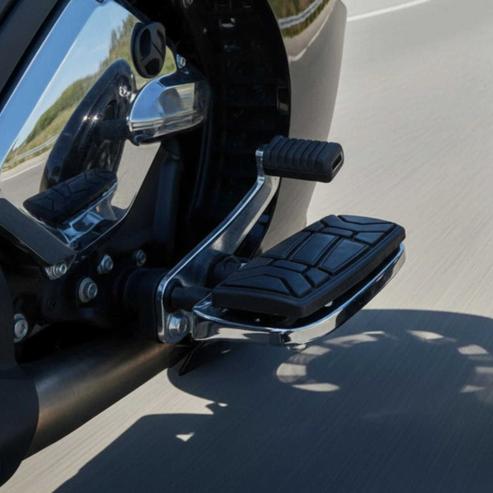 Replacement Brake Pedal Textured Motorcycle Brake Pedal Wear-Resistant Sleek for Motorcyclists, Road Riding