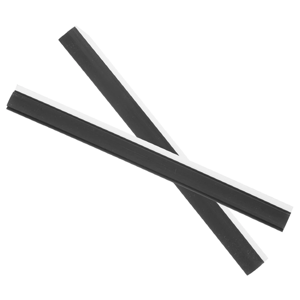 

2 pcs 26cm Dustpan Edge Strip Replacement Parts Garbage Shovel Accessories Plastic Lip Strips Bucket Attachment