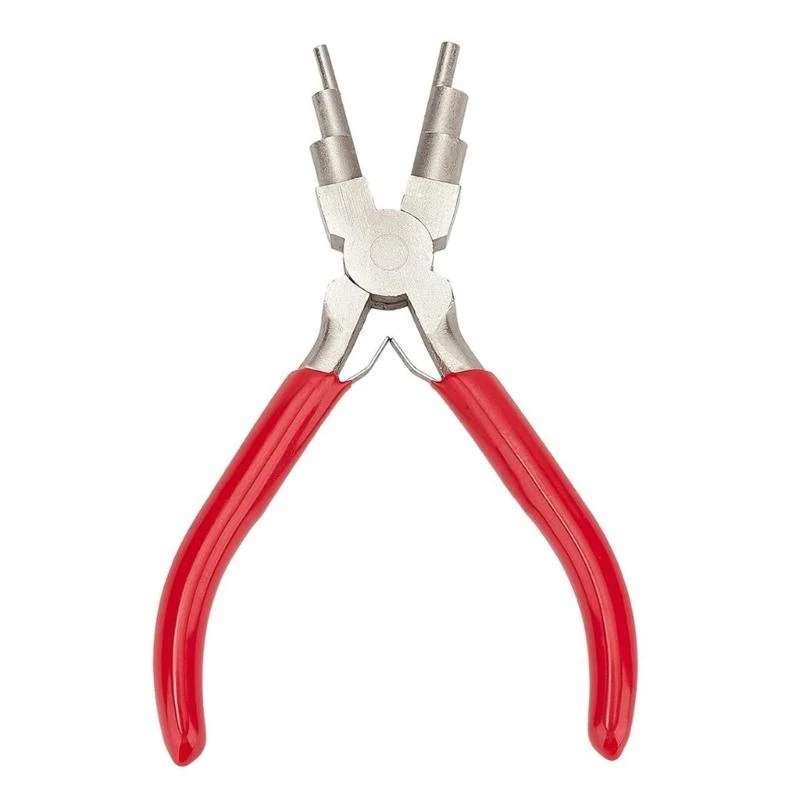 

JU64 Round Nose Pliers with Double Spring Practical Essential Jewelry Tools for Jewelry Making DIY Crafts and Wirework