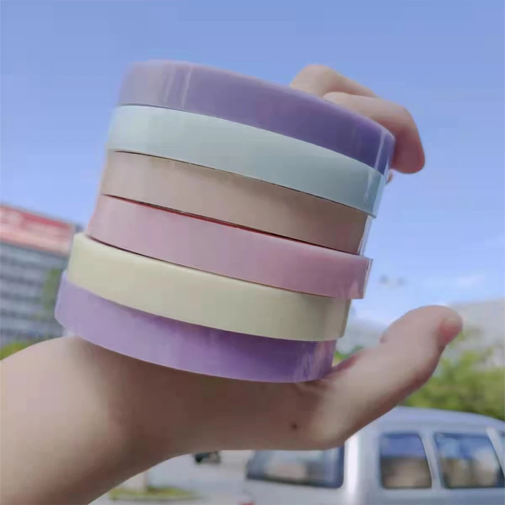 

7 Rolls Unzip Ball Tape Masking Double Side Sticky Toy Sided Kids Toys Washi Accessories Tapes Balls