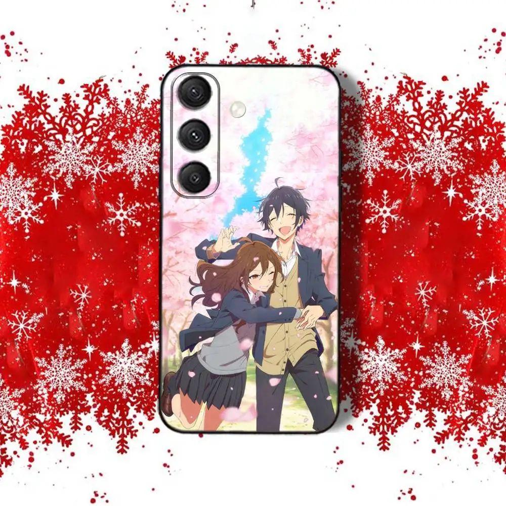 H-HorimiyaS Campus Love Handyhülle für Samsung S22, S24, S20, S25, S23, S30, S21, Ultra, Plus, Fe, Lite 4G, 5G, schwarze Softcover