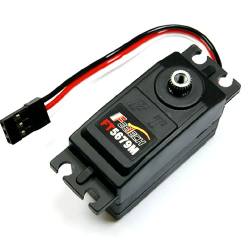 FT5679M 44g 25T Short Body Waterproof Digital Servo Coreless Motor Metal Gear 7.4v 25kg Servo for 1/8 RC Car/DIY EdTech S-C400