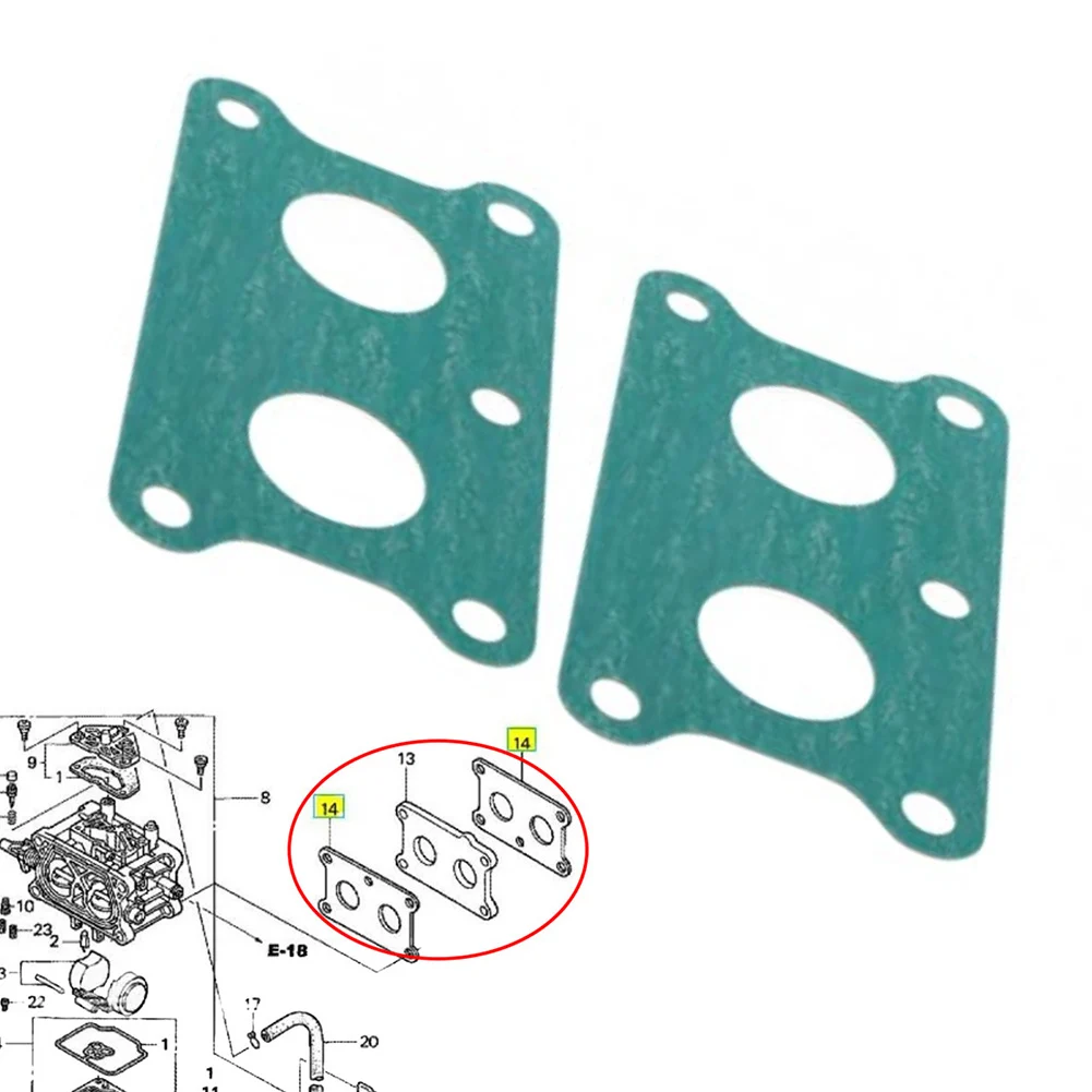 

Комплект прокладок изолятора двигателя, совместимый с моделями косилок Honda GCV520 GCV530 GXV520 GXV530, 16212-Z0A-000