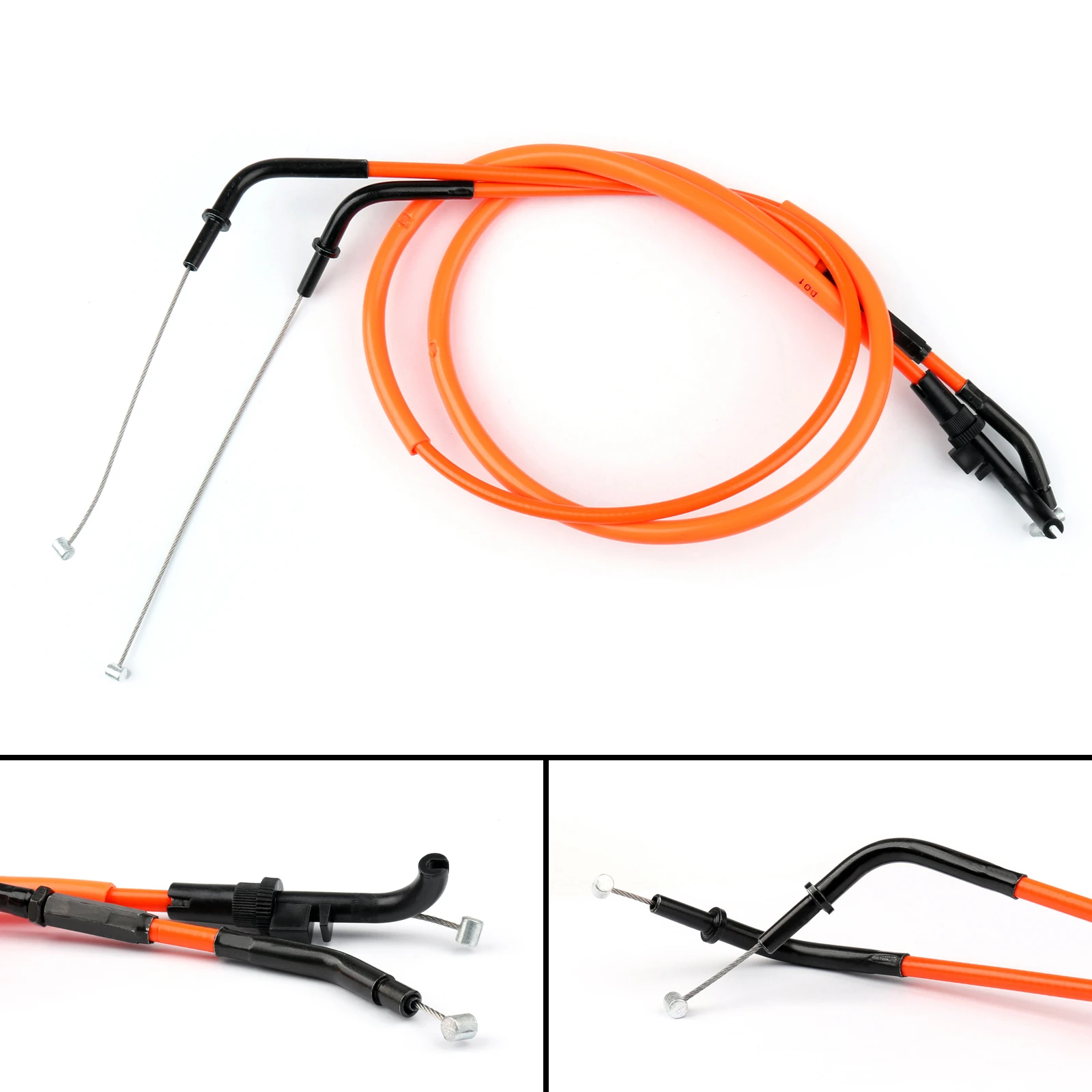 Artudatech Throttle Cable Push/Pull Wire Line Gas For Kawasaki Z800 2013-2016 2015