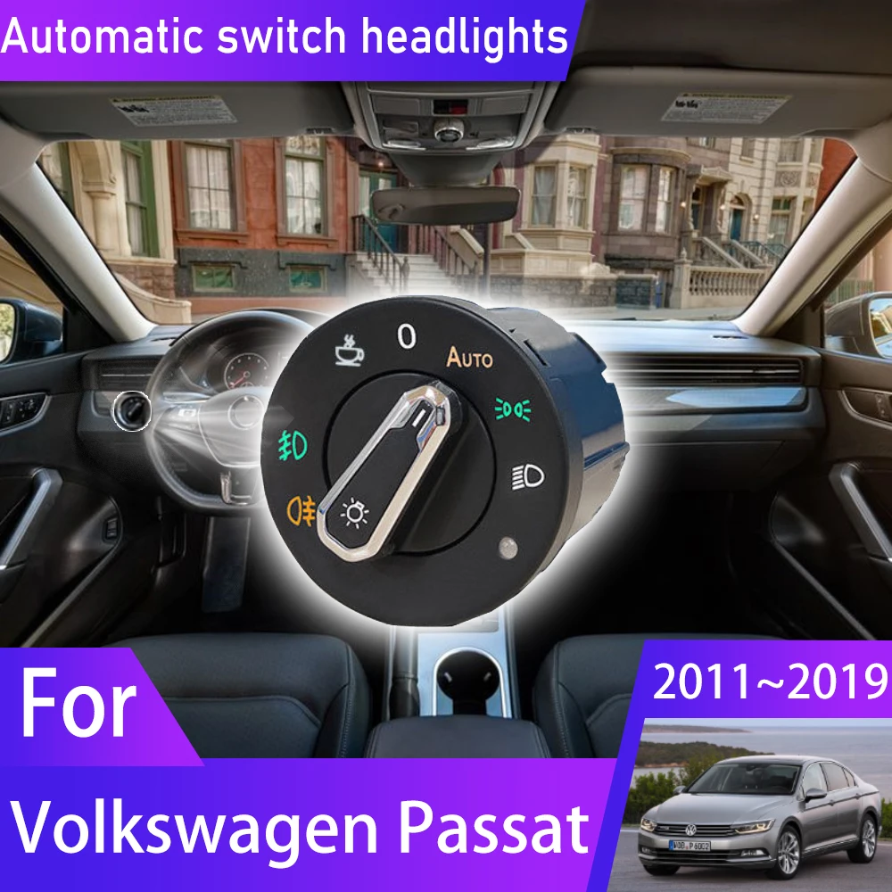 

For Volkswagen Passat A32 A33 NMS MK1 2011~2019 Automatic AUTO Switch Head Lamp Switch Light Sensor Refit Auto Light Upgrade