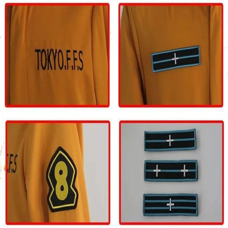 ليو 2025 شينرا كوساكابي زي Enn No Shouboutai قوة النار بذلة ماكي أوزي شعر مستعار تأثيري كوتاتسو تاماكي التنوب ★ ★ ★   كك.