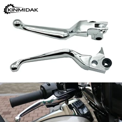 Motorcycle Brake Clutch Levers Chrome Fit For Harley Sportster XL 883 1200 96-2003 Softail FatBoy 2011-14 Dyna Touring 96-2007