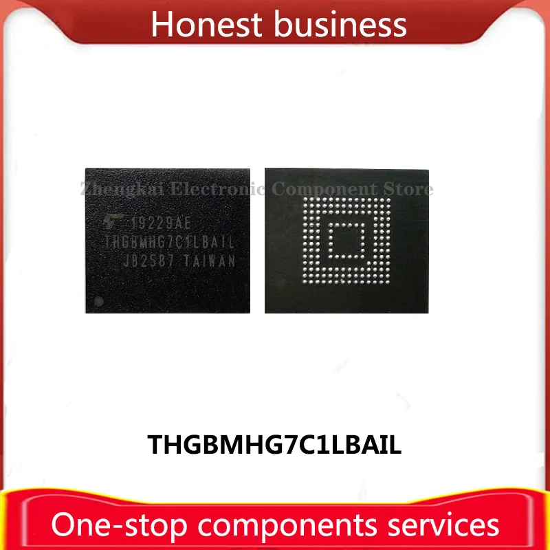 THGBMHG7C1LBAIL 16G 100% Working 100% Quality BGA153 eMMC 16Gb Chip Mobile Phone Hard Disk Memory Computer Storage THGBMHG7C1L